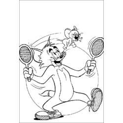Malvorlage: Tom und Jerry (Karikaturen) #24231 - Kostenlose Malvorlagen zum Ausdrucken