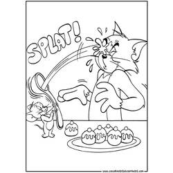Malvorlage: Tom und Jerry (Karikaturen) #24236 - Kostenlose Malvorlagen zum Ausdrucken
