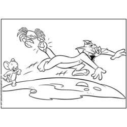 Malvorlage: Tom und Jerry (Karikaturen) #24238 - Kostenlose Malvorlagen zum Ausdrucken