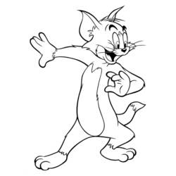 Malvorlage: Tom und Jerry (Karikaturen) #24239 - Kostenlose Malvorlagen zum Ausdrucken