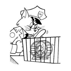 Malvorlage: Tom und Jerry (Karikaturen) #24241 - Kostenlose Malvorlagen zum Ausdrucken