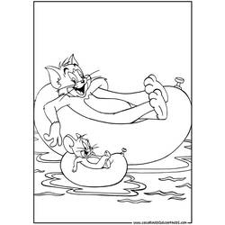 Malvorlage: Tom und Jerry (Karikaturen) #24244 - Kostenlose Malvorlagen zum Ausdrucken