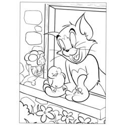 Malvorlage: Tom und Jerry (Karikaturen) #24248 - Kostenlose Malvorlagen zum Ausdrucken