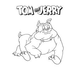 Malvorlage: Tom und Jerry (Karikaturen) #24258 - Kostenlose Malvorlagen zum Ausdrucken