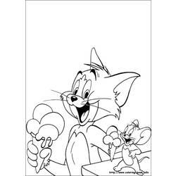 Malvorlage: Tom und Jerry (Karikaturen) #24263 - Kostenlose Malvorlagen zum Ausdrucken