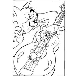 Malvorlage: Tom und Jerry (Karikaturen) #24274 - Kostenlose Malvorlagen zum Ausdrucken