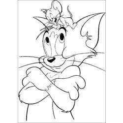 Malvorlage: Tom und Jerry (Karikaturen) #24275 - Kostenlose Malvorlagen zum Ausdrucken