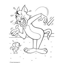 Malvorlage: Tom und Jerry (Karikaturen) #24283 - Kostenlose Malvorlagen zum Ausdrucken