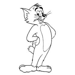 Malvorlage: Tom und Jerry (Karikaturen) #24291 - Kostenlose Malvorlagen zum Ausdrucken