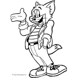 Malvorlage: Tom und Jerry (Karikaturen) #24295 - Kostenlose Malvorlagen zum Ausdrucken