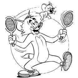 Malvorlage: Tom und Jerry (Karikaturen) #24298 - Kostenlose Malvorlagen zum Ausdrucken