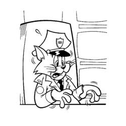 Malvorlage: Tom und Jerry (Karikaturen) #24307 - Kostenlose Malvorlagen zum Ausdrucken