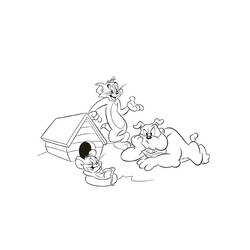 Malvorlage: Tom und Jerry (Karikaturen) #24315 - Kostenlose Malvorlagen zum Ausdrucken