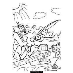 Malvorlage: Tom und Jerry (Karikaturen) #24316 - Kostenlose Malvorlagen zum Ausdrucken