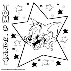 Malvorlage: Tom und Jerry (Karikaturen) #24318 - Kostenlose Malvorlagen zum Ausdrucken
