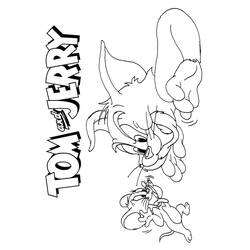 Malvorlage: Tom und Jerry (Karikaturen) #24319 - Kostenlose Malvorlagen zum Ausdrucken