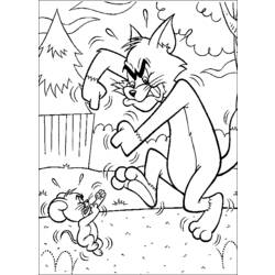 Malvorlage: Tom und Jerry (Karikaturen) #24320 - Kostenlose Malvorlagen zum Ausdrucken