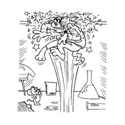 Malvorlage: Tom und Jerry (Karikaturen) #24323 - Kostenlose Malvorlagen zum Ausdrucken