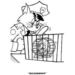 Malvorlage: Tom und Jerry (Karikaturen) #24331 - Kostenlose Malvorlagen zum Ausdrucken