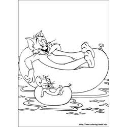 Malvorlage: Tom und Jerry (Karikaturen) #24332 - Kostenlose Malvorlagen zum Ausdrucken