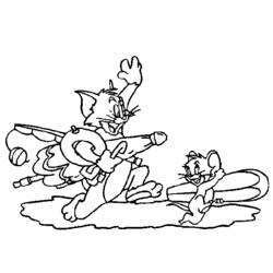 Malvorlage: Tom und Jerry (Karikaturen) #24354 - Kostenlose Malvorlagen zum Ausdrucken