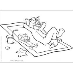 Malvorlage: Tom und Jerry (Karikaturen) #24356 - Kostenlose Malvorlagen zum Ausdrucken