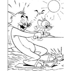 Malvorlage: Tom und Jerry (Karikaturen) #24357 - Kostenlose Malvorlagen zum Ausdrucken