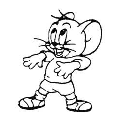 Malvorlage: Tom und Jerry (Karikaturen) #24359 - Kostenlose Malvorlagen zum Ausdrucken