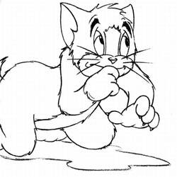 Malvorlage: Tom und Jerry (Karikaturen) #24363 - Kostenlose Malvorlagen zum Ausdrucken