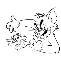 Malvorlage: Tom und Jerry (Karikaturen) #24369 - Kostenlose Malvorlagen zum Ausdrucken