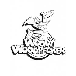 Malvorlage: Woody Woodpecker (Karikaturen) #28405 - Kostenlose Malvorlagen zum Ausdrucken