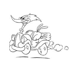 Malvorlage: Woody Woodpecker (Karikaturen) #28446 - Kostenlose Malvorlagen zum Ausdrucken