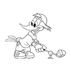 Malvorlage: Woody Woodpecker (Karikaturen) #28530 - Kostenlose Malvorlagen zum Ausdrucken