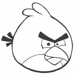 Malvorlage: wütende Vögel (Karikaturen) #25070 - Kostenlose Malvorlagen zum Ausdrucken