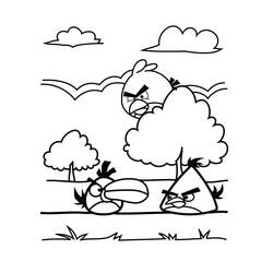Malvorlage: wütende Vögel (Karikaturen) #25071 - Kostenlose Malvorlagen zum Ausdrucken