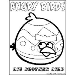 Malvorlage: wütende Vögel (Karikaturen) #25079 - Kostenlose Malvorlagen zum Ausdrucken
