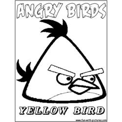 Malvorlage: wütende Vögel (Karikaturen) #25110 - Kostenlose Malvorlagen zum Ausdrucken