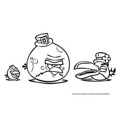 Malvorlage: wütende Vögel (Karikaturen) #25121 - Kostenlose Malvorlagen zum Ausdrucken