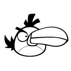 Malvorlage: wütende Vögel (Karikaturen) #25126 - Kostenlose Malvorlagen zum Ausdrucken