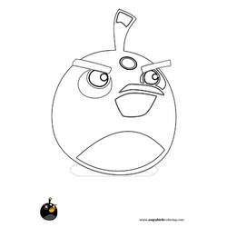 Malvorlage: wütende Vögel (Karikaturen) #25140 - Kostenlose Malvorlagen zum Ausdrucken