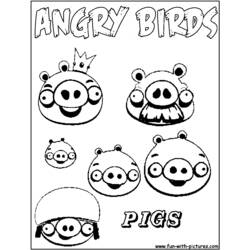 Malvorlage: wütende Vögel (Karikaturen) #25145 - Kostenlose Malvorlagen zum Ausdrucken