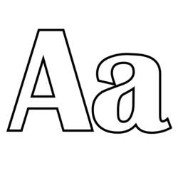 Malvorlage: Alphabet (lehrreich) #124784 - Kostenlose Malvorlagen zum Ausdrucken