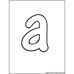 Malvorlage: Alphabet (lehrreich) #125018 - Kostenlose Malvorlagen zum Ausdrucken