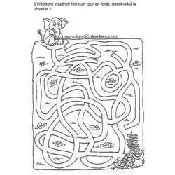 Malvorlage: Labyrinthe (lehrreich) #126521 - Kostenlose Malvorlagen zum Ausdrucken