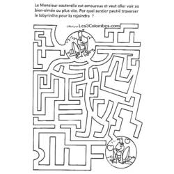 Malvorlage: Labyrinthe (lehrreich) #126615 - Kostenlose Malvorlagen zum Ausdrucken
