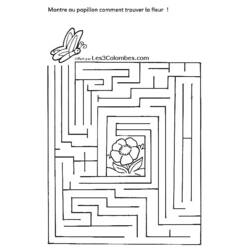 Malvorlage: Labyrinthe (lehrreich) #126693 - Kostenlose Malvorlagen zum Ausdrucken