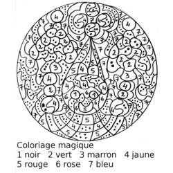 Malvorlage: magische Färbung (lehrreich) #126125 - Kostenlose Malvorlagen zum Ausdrucken