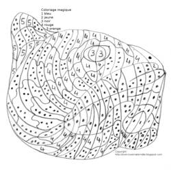 Malvorlage: magische Färbung (lehrreich) #126169 - Kostenlose Malvorlagen zum Ausdrucken