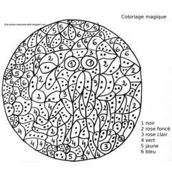 Malvorlage: magische Färbung (lehrreich) #126177 - Kostenlose Malvorlagen zum Ausdrucken