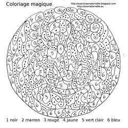 Malvorlage: magische Färbung (lehrreich) #126192 - Kostenlose Malvorlagen zum Ausdrucken